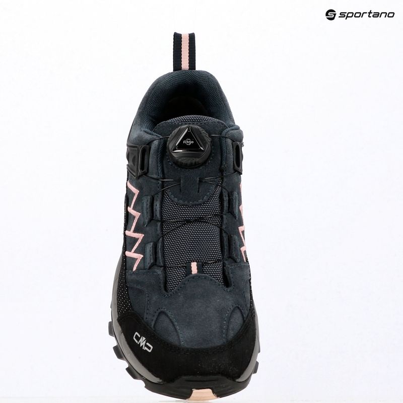 Women's trekking boots CMP Rigel Low Wp Antracite/Rose 3