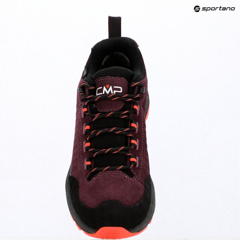 Women's trekking boots CMP Vertyx Low Waterproof blackberry/marigold 9