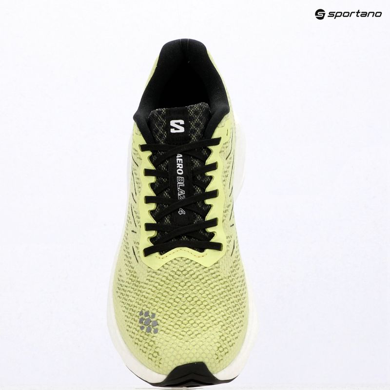 Men's running shoes Salomon Aero Blaze 4 sunny lime/white 15