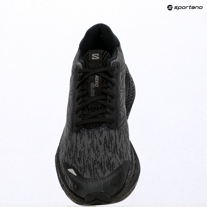 Men's running shoes Salomon Aero Glide 4 black/black 15