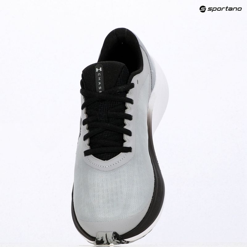 Men's running shoes Under Armour Chase mod gray/white/black 14