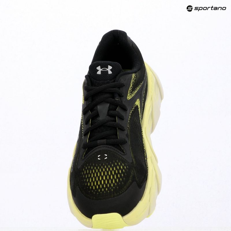 Men's running shoes Under Armour Halo Runner 2 Ultimate Black/Sonic Yellow/Metallic Silver 14