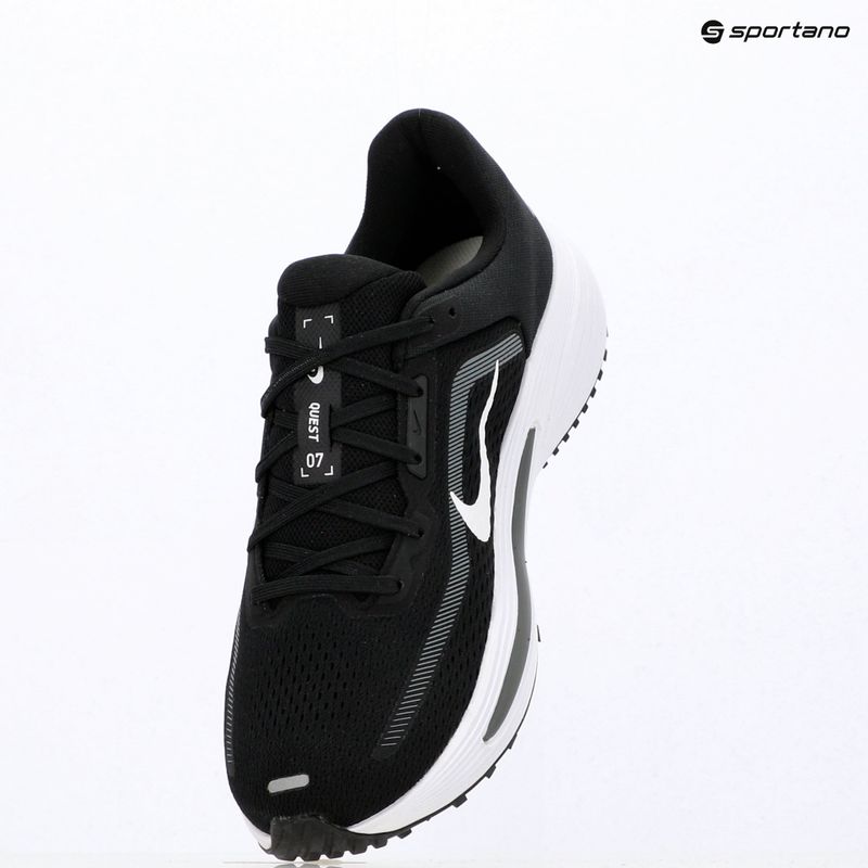 Men's running shoes Nike Quest 7 black/anthracite/white 18