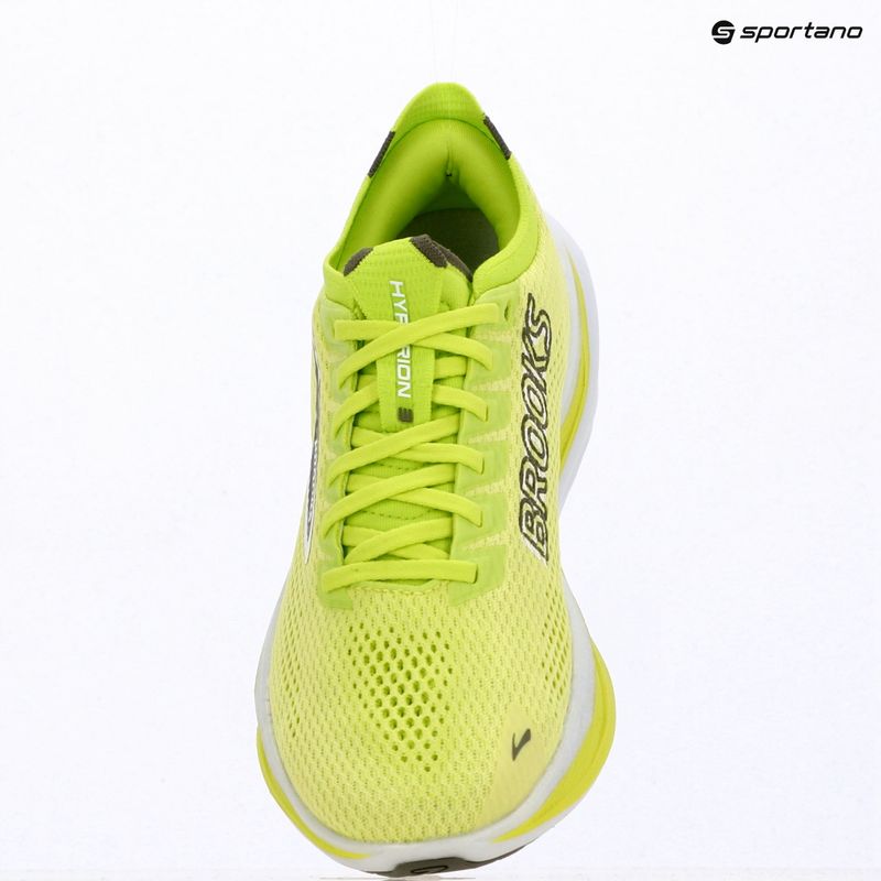 Men's running shoes Brooks Hyperion 3 sunny lime/olive/white 9