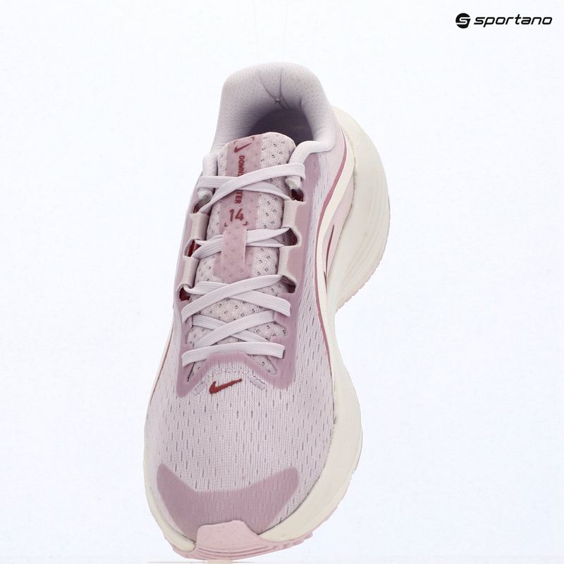 Women's running shoes Nike Downshifter 14 bleached lilac/sail/pink rise/pink smoke 10