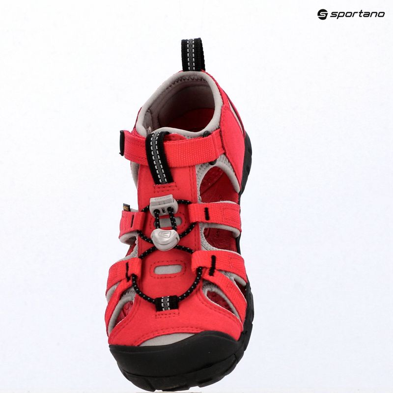 Junior sandals KEEN Seacamp II CNX red/alloy 9