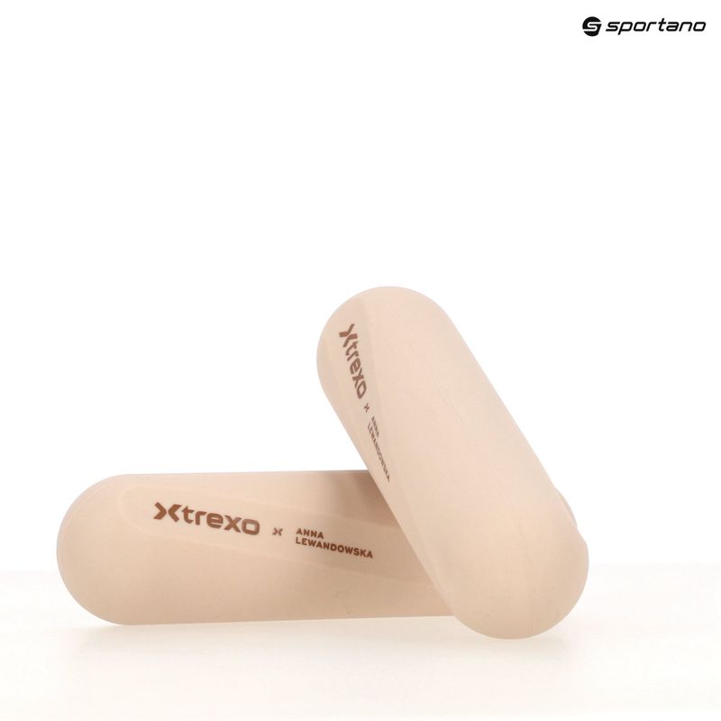 Dumbbell set XTREXO x Anna Lewandowska Bars 210 Beige 11