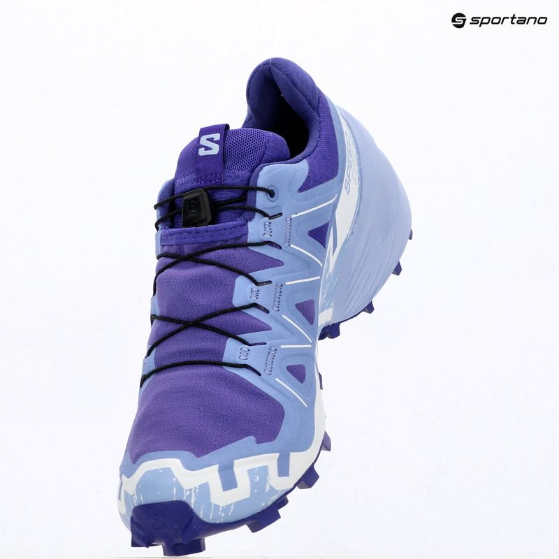 Women's running shoes Salomon Speedcross 6 GTX deep blue/brunnera blue 16