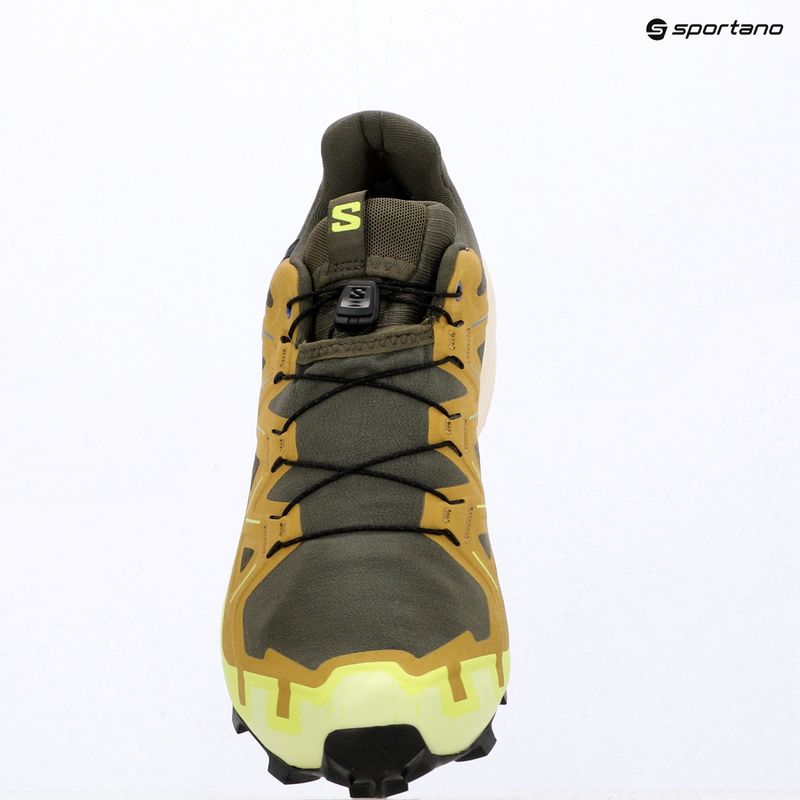 Men's running shoes Salomon Speedcross 6 GTX grape leaf/aspargus green 16