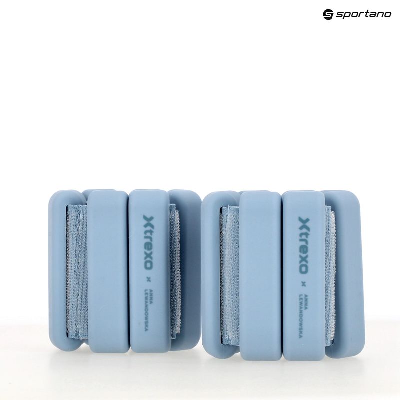 Ankle and wrist weights XTREXO x Anna Lewandowska Bangles 210 Azul Bruma 12