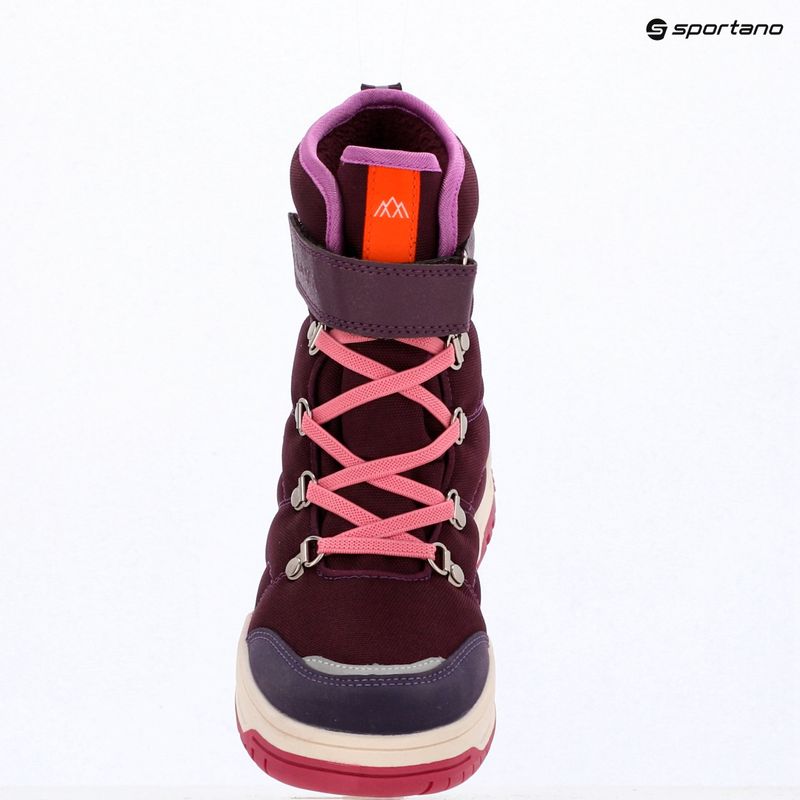 Children's snow boots KADVA Flow WaterProof burgundy 13