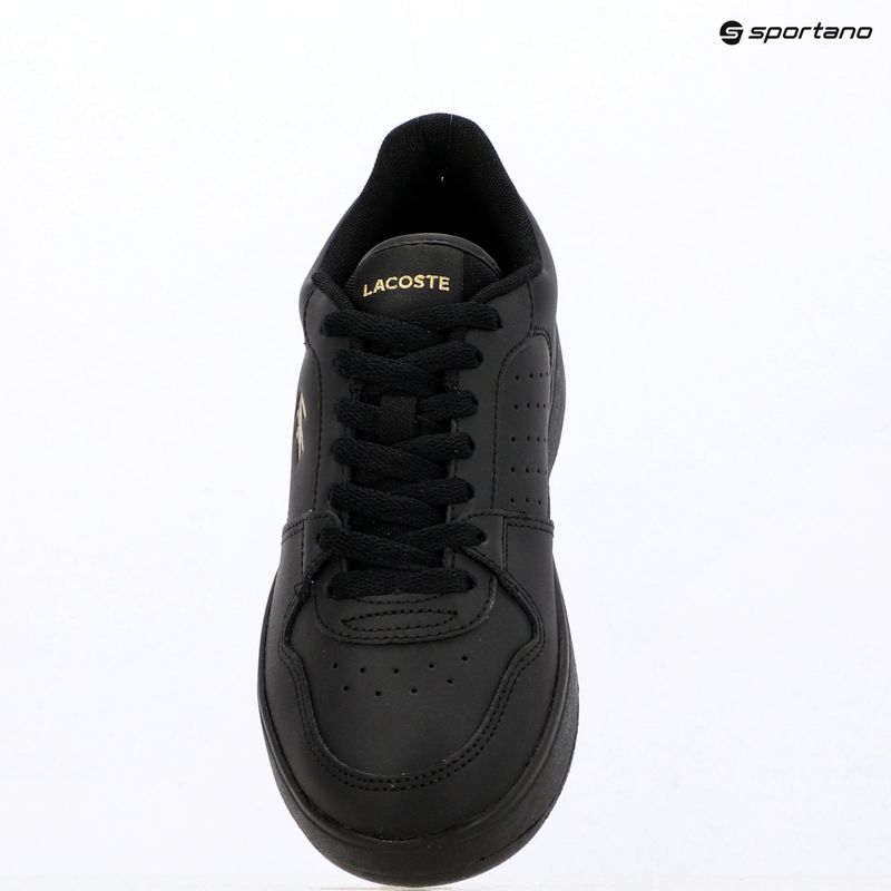 Women's shoes Lacoste Court Ace Leather black/gold 9