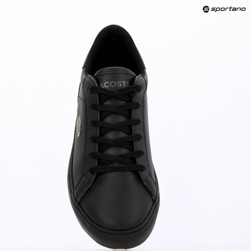 Children's shoes Lacoste Powercourt black/black 9