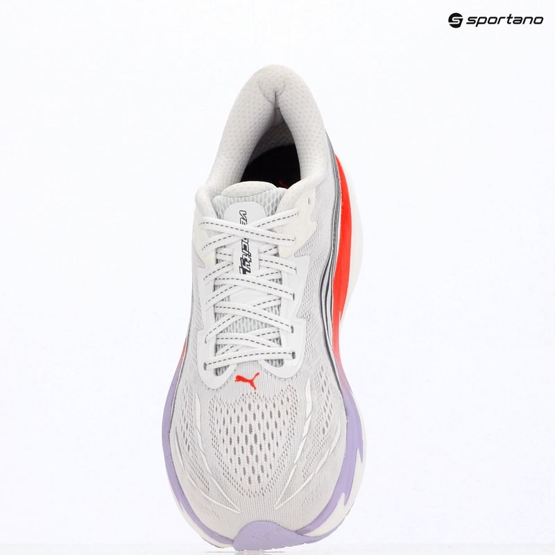 Women's running shoes Puma Velocity Nitro 5 puma white/ultra red 9