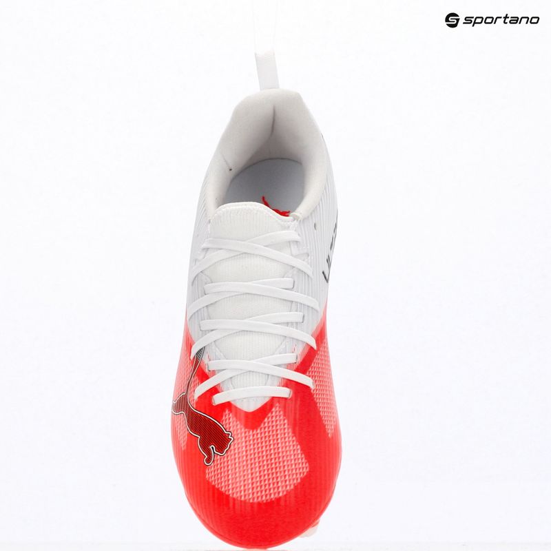 Children's football boots PUMA Ultra 7 Match FG/AG Jr ultra red/puma black/puma white 9