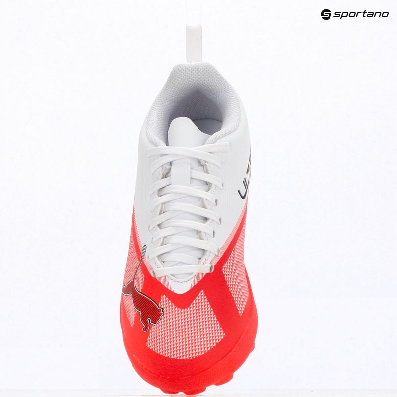 Children's football boots PUMA Ultra 7 Play TT Jr ultra red/puma black/puma white 9