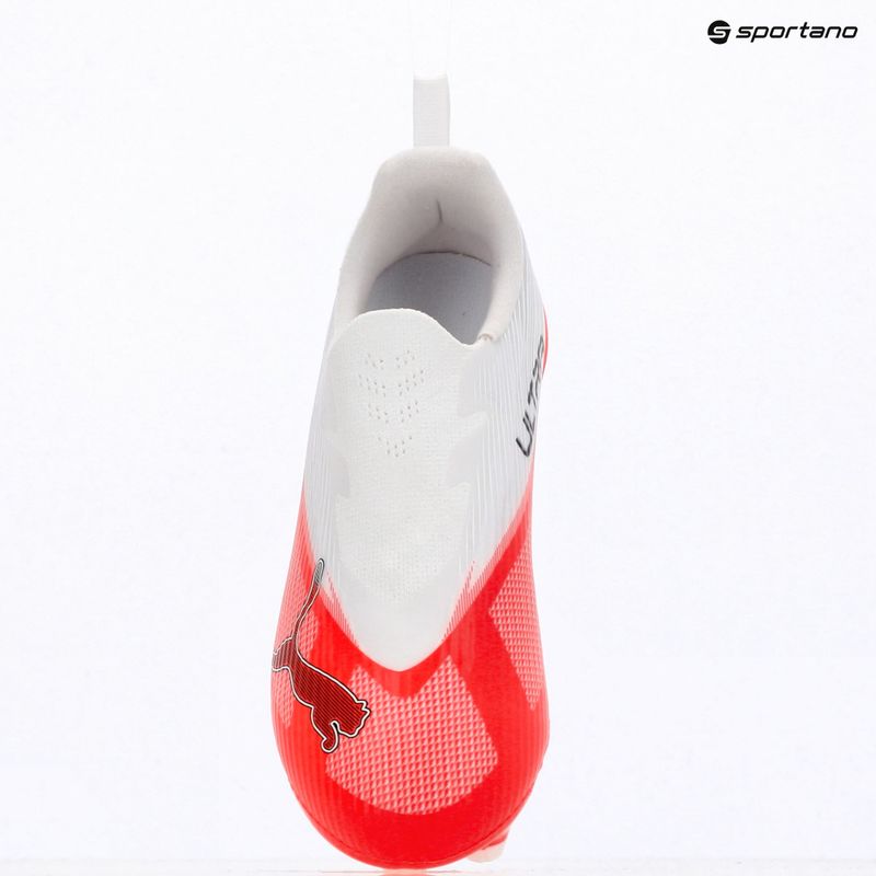 Children's football boots PUMA Ultra 7 Match LL FG/AG Jr ultra red/puma black/puma white 9