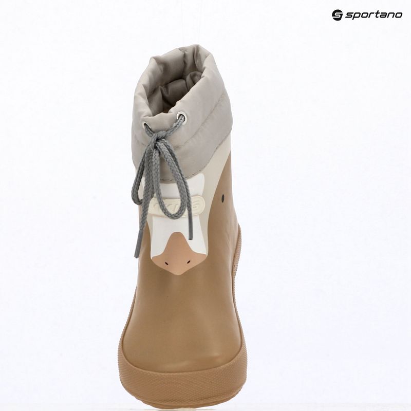 Children's Wellington Boots Viking Footwear Alv Barefoot Paw Print beige 15
