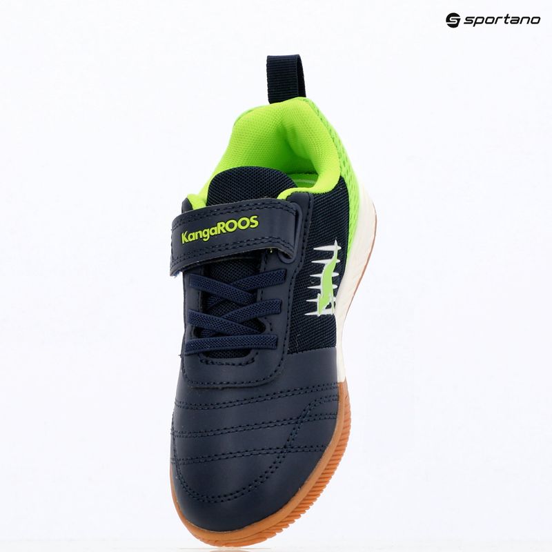 Children's shoes KangaROOS K5-Super Court EV dk navy/lime 3
