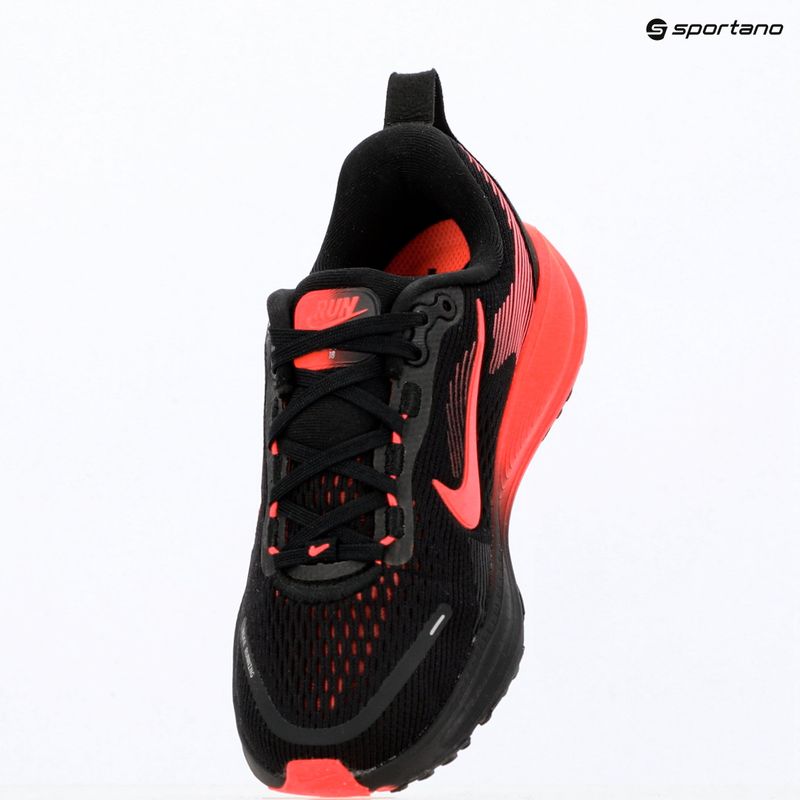 Nike Vomero 18 running shoes black/university red/bright crimson 8