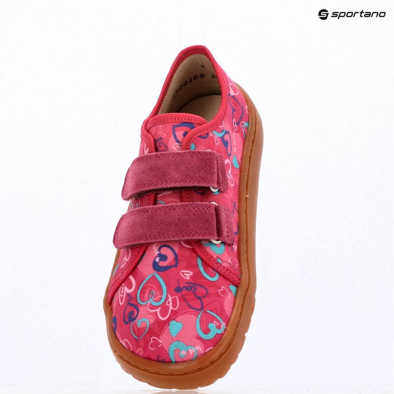 Children's barefoot shoes Froddo Barefoot Canvas fuxia+ 9