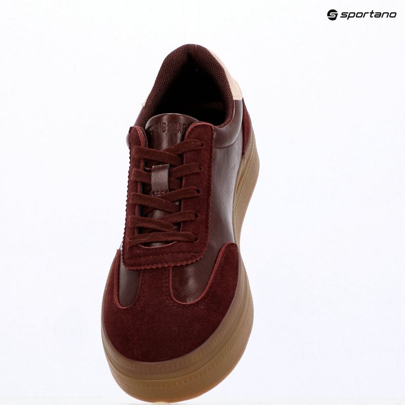 Women's shoes BIG STAR UU274013 burgundy 9