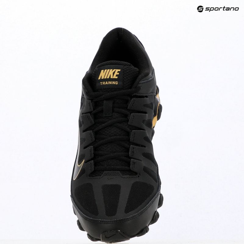 Men's training shoes Nike Reax 8 TR Mesh black/black/metallic gold 14