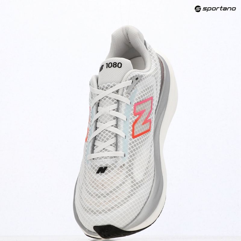 Men's running shoes New Balance 1080'S V15 103 white/pink heat/tangerine heat 15