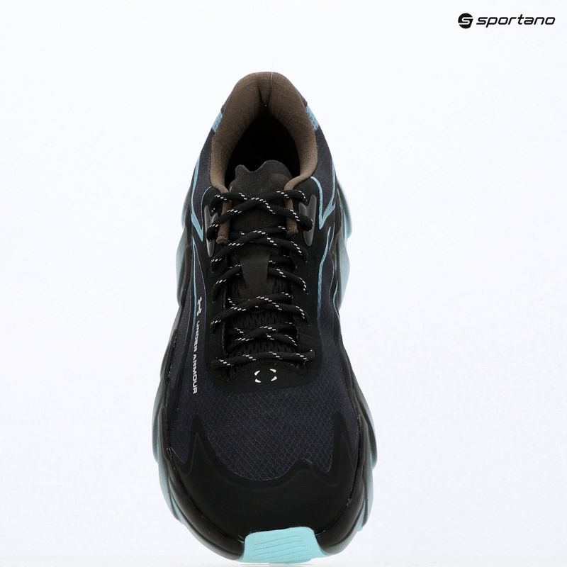 Men's running shoes Under Armour Halo Runner SE 2 ultimate black/peppercorn/opal blue 9