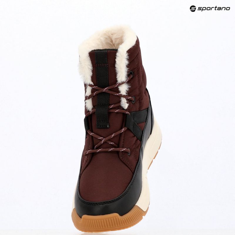 Women's snow boots Sorel Whitney III Mid Wp red lodge/black 9