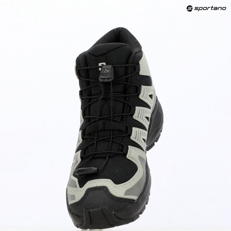 Children's hiking boots Salomon XA PRO MID Waterproof black/sedona sage 6