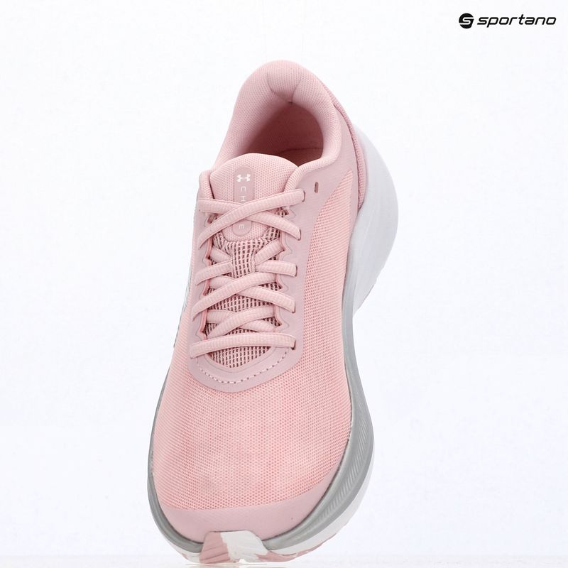 Women's running shoes Under Armour Chase prime pink/metallic silver/white 14