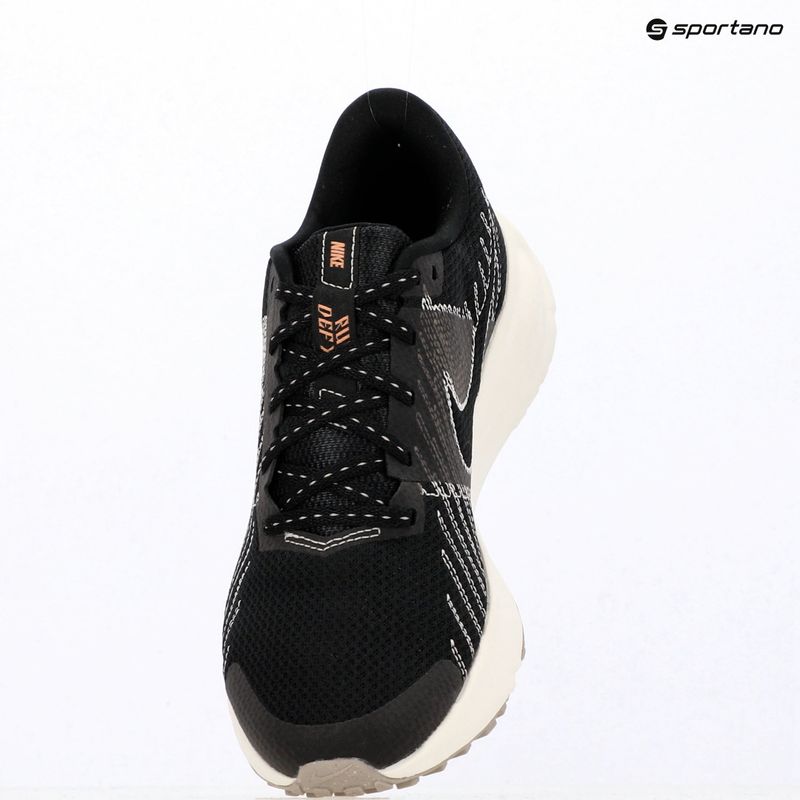 Women's running shoes Nike Run Defy black/sail/phantom/metallic rose gold 14