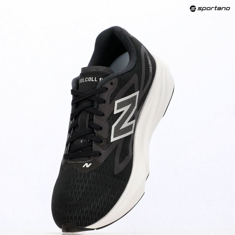 Women's running shoes New Balance Flite-R V1 Black/black metallic/bright mint 15