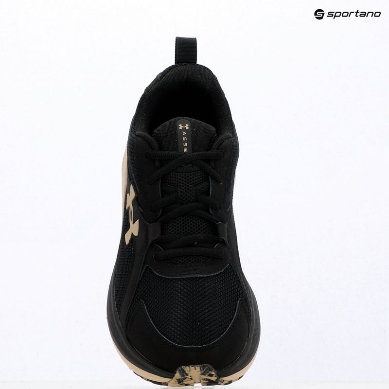 Men's running shoes Under Armour Assert 11 black/city khaki/city khaki 9