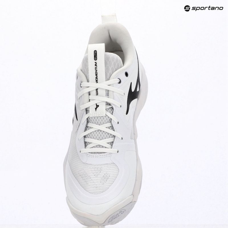 Volleyball shoes Mizuno Wave Momentum Elite white/metallic gray/black 7