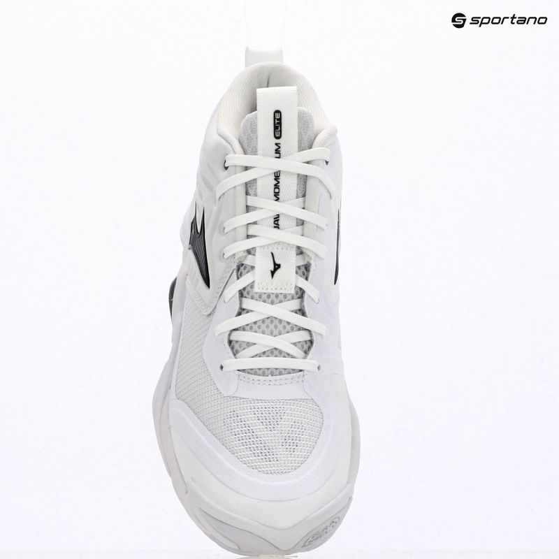 Volleyball shoes Mizuno Wave Momentum Elite Mid white/metallic gray/black 7