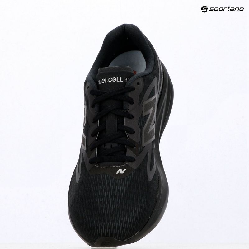 Men's running shoes New Balance FuelCell Flite-R V1 black/black cement/bright mint 17