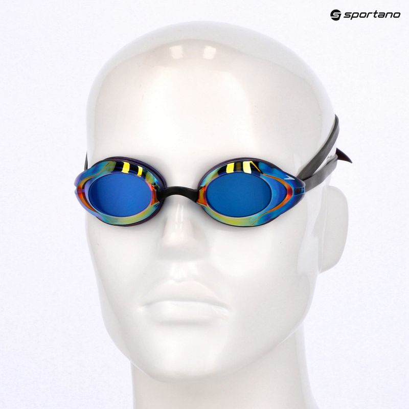 Swimming goggles Speedo Vanquisher 3.0 Mirror Ltd obsidian/cobalt/trance mirror 6