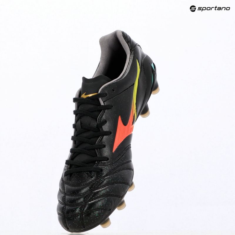Football boots Mizuno Monarcida Neo III Elite FG black/lava orange/arcadia 3