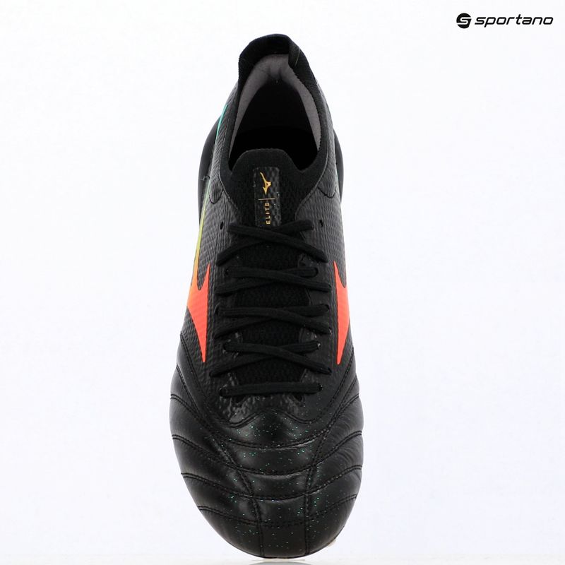 Football boots Mizuno Morelia Neo V β Elite FG black/lava orange/arcadia 3