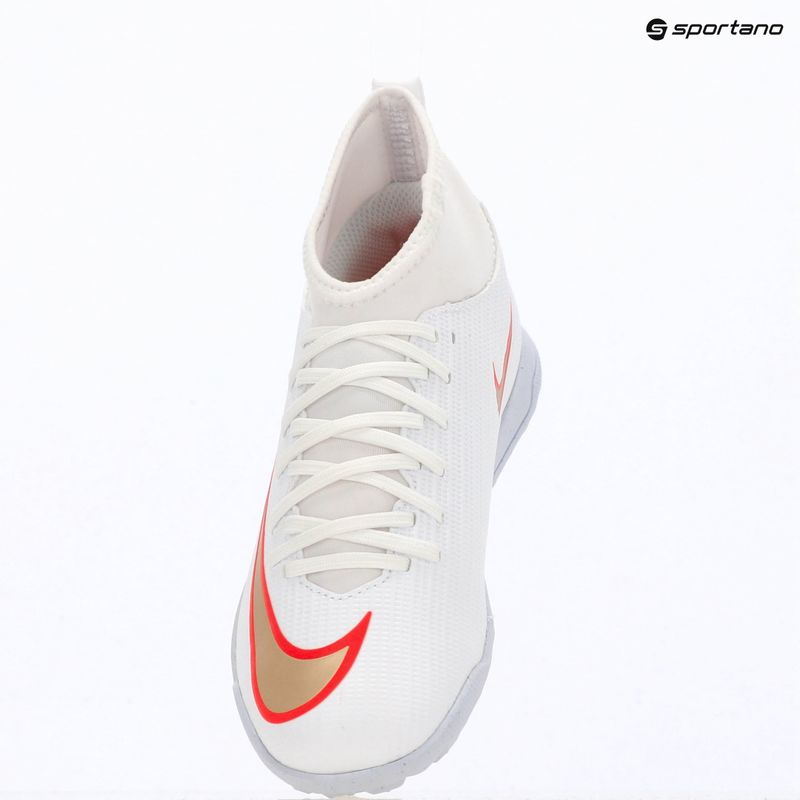 Children's football boots Nike Jr. Mercurial Superfly 11 Club white/bright crimson/blur 8