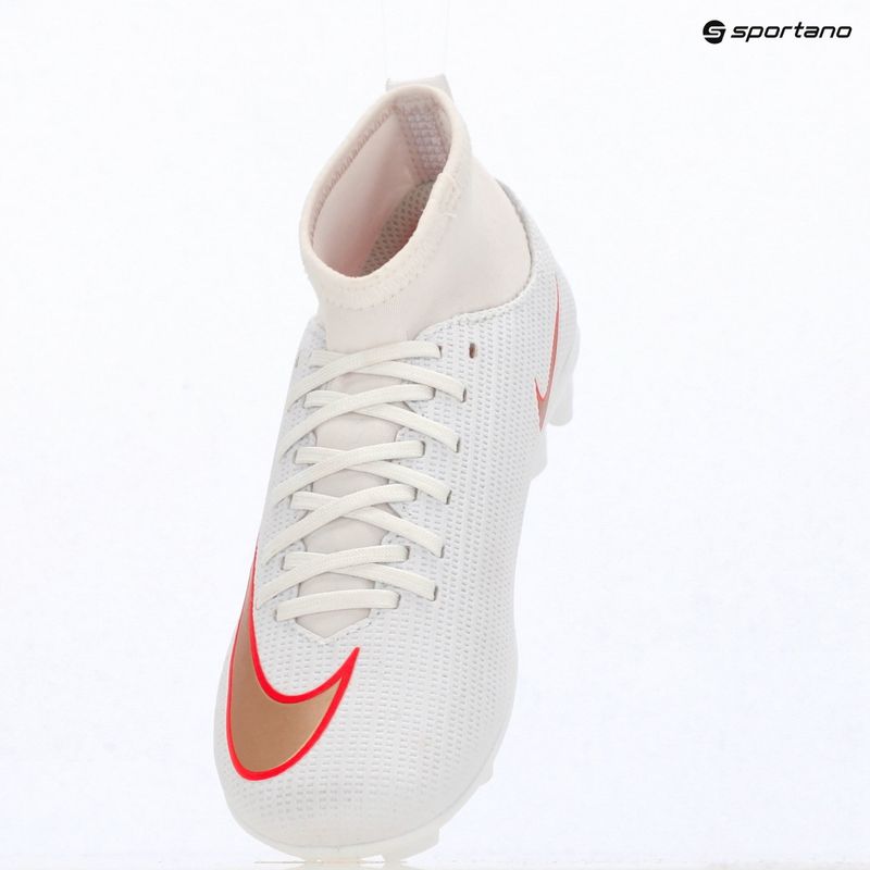Children's football boots Nike Jr. Mercurial Superfly 11 Club white/bright crimson/blur 9