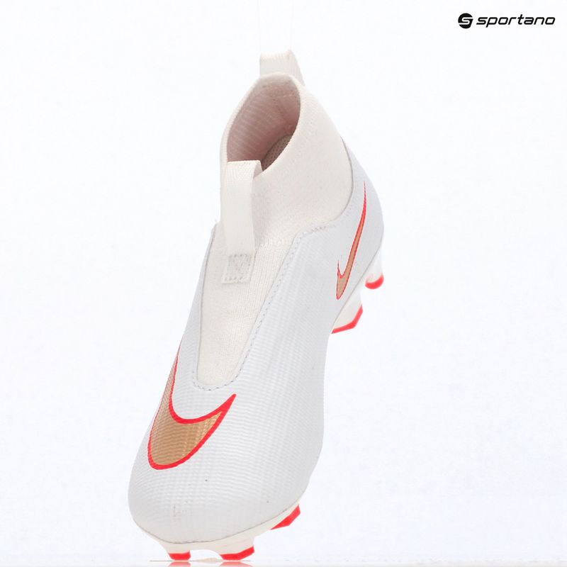 Children's football boots Nike Jr. Mercurial Superfly 11 Academy white/bright crimson/blur 9