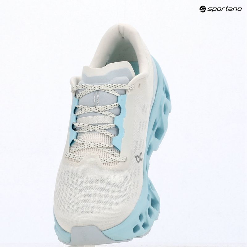Women's running shoes On Cloudmonster 3 ivory/topaz 15