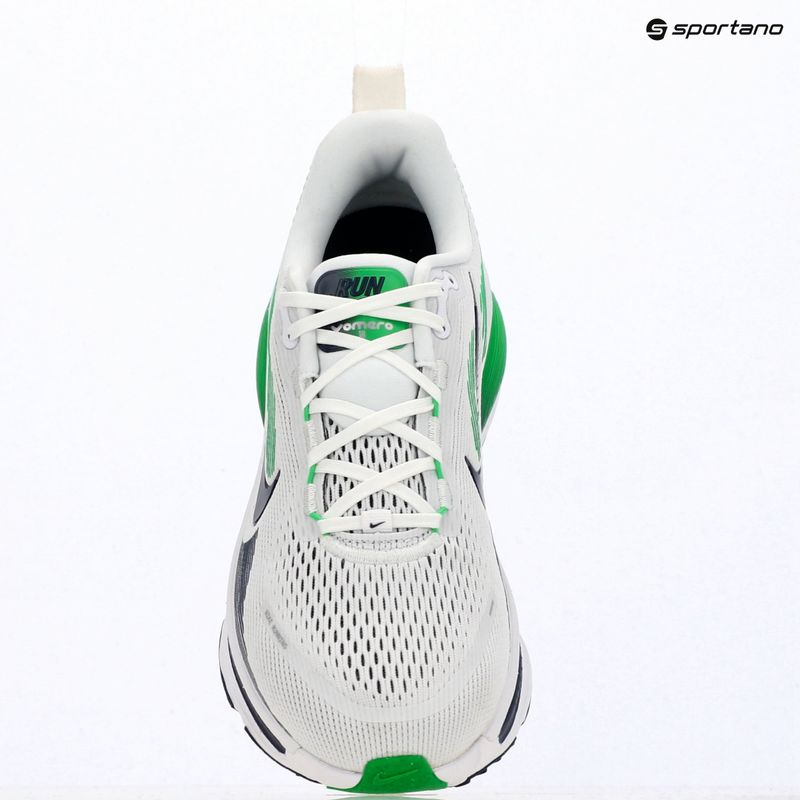 Men's running shoes Nike Vomero 18 white/green spark/midnight navy 17