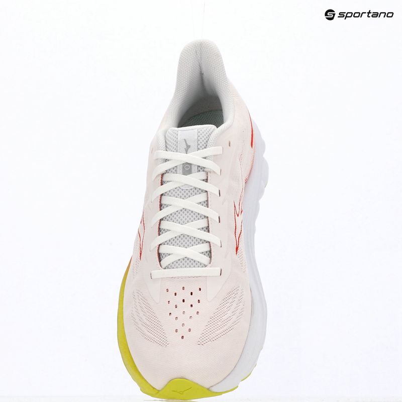 Men's running shoes Mizuno Wave Skyrise 7 white/orange/evening primrose 14