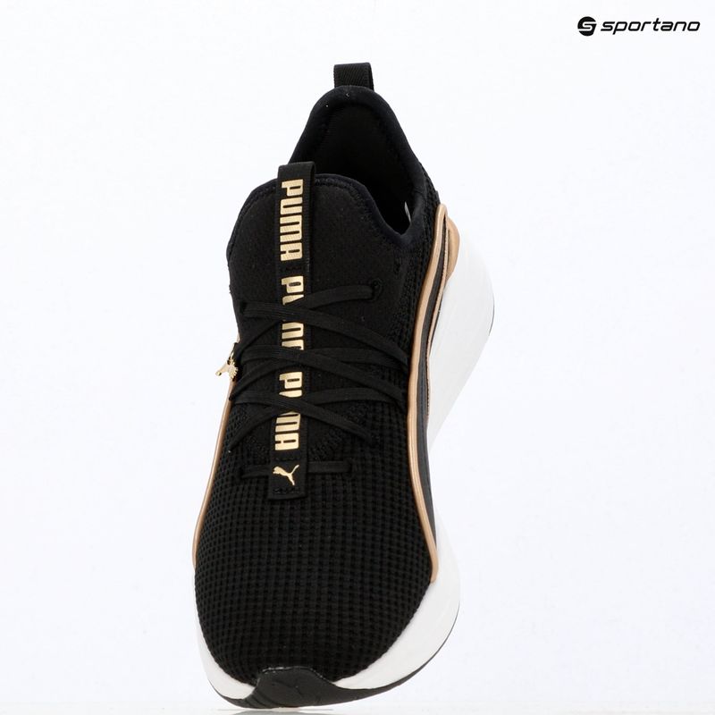 Women's shoes PUMA Softride Sabrina Polished Chrome puma black/puma white/puma gold 16