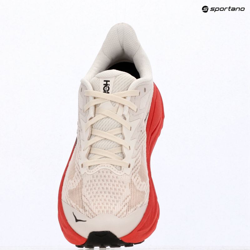 Women's running shoes HOKA Challenger 8 alabaster/burnt red 16