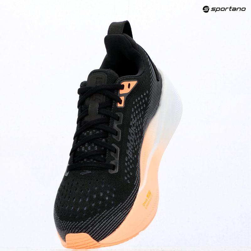 Women's running shoes Brooks Ghost Max 4 black/folkstone/cyber peach 8